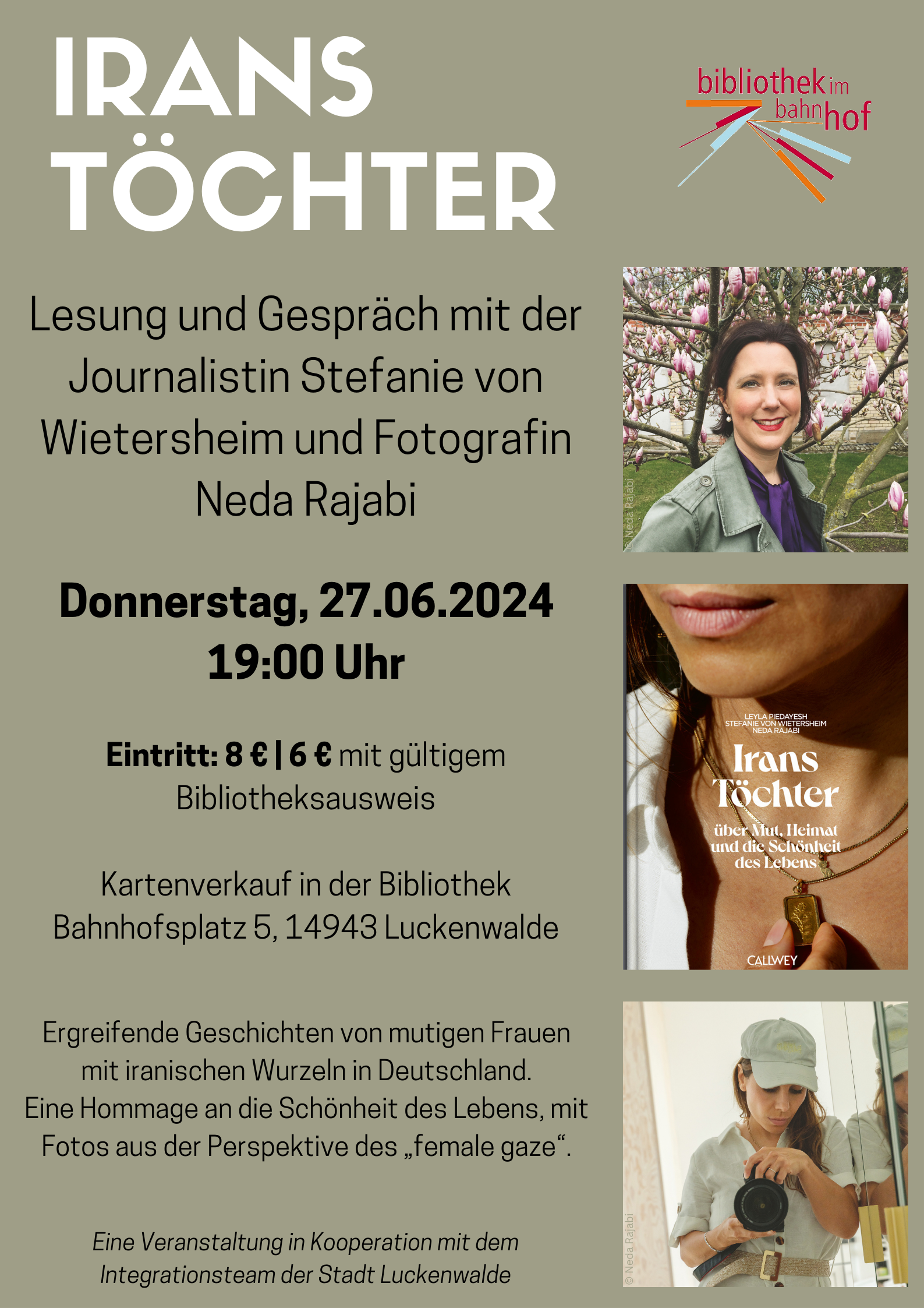 Lesung Bibliothek im Bahnhof Luckenwalde
