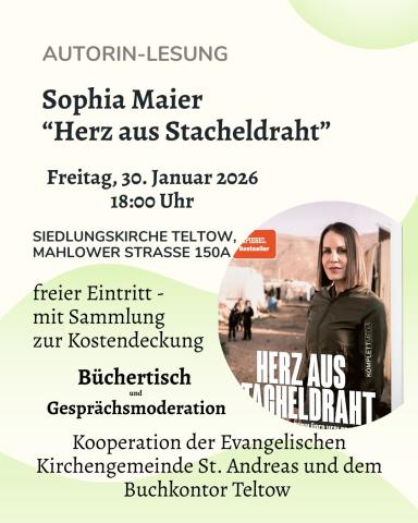 Lesung "Herz aus Stacheldraht"